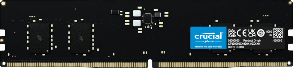 Memoria RAM Crucial CT8G56C46U5 DDR5, 5600MHz, 8GB, ECC, CL46