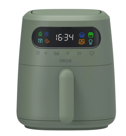 Crux Freidora de Aire Marshmello 17540, 2.1 Litros, 1300W, 200 °C, Verde