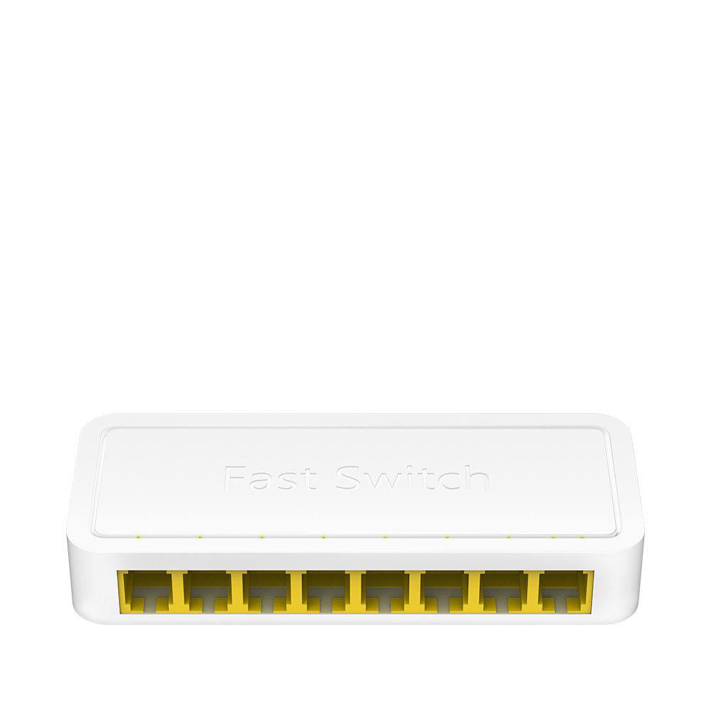Switch Cudy Fast Ethernet FS108D, 8 Puertos 10/100Mbps, 1.6 Gbit/s, 2 Entradas - No Administrable
