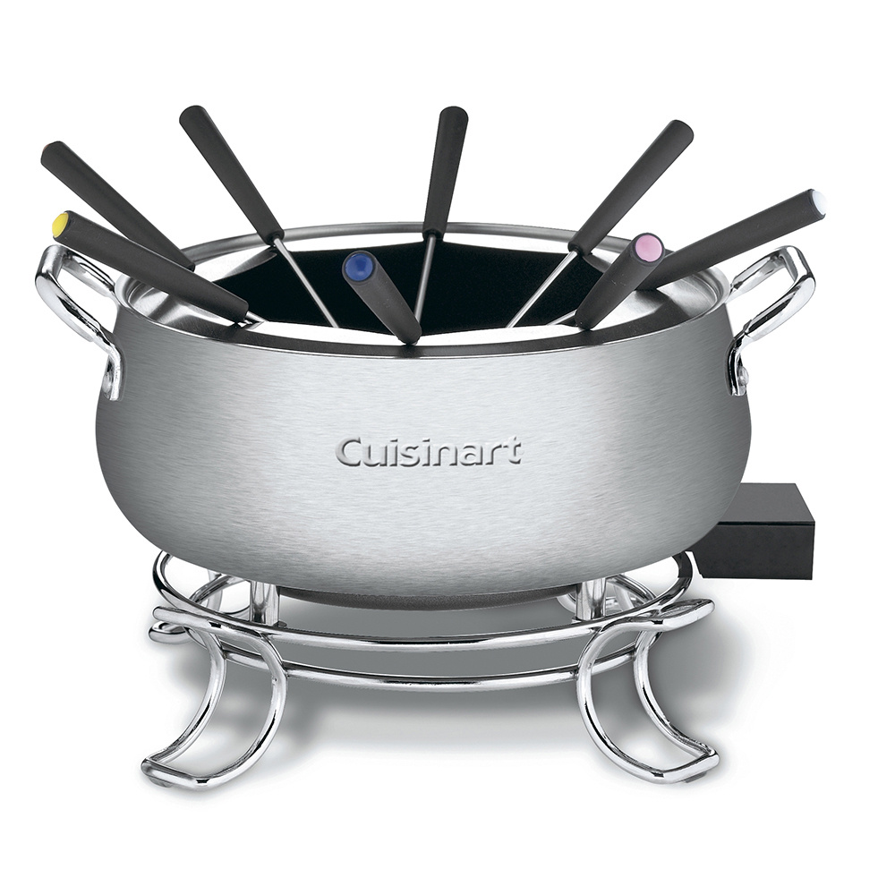 Cuisinart Set para Fondue CFO-3SS, 2.8 Litros, 1000W, Plata