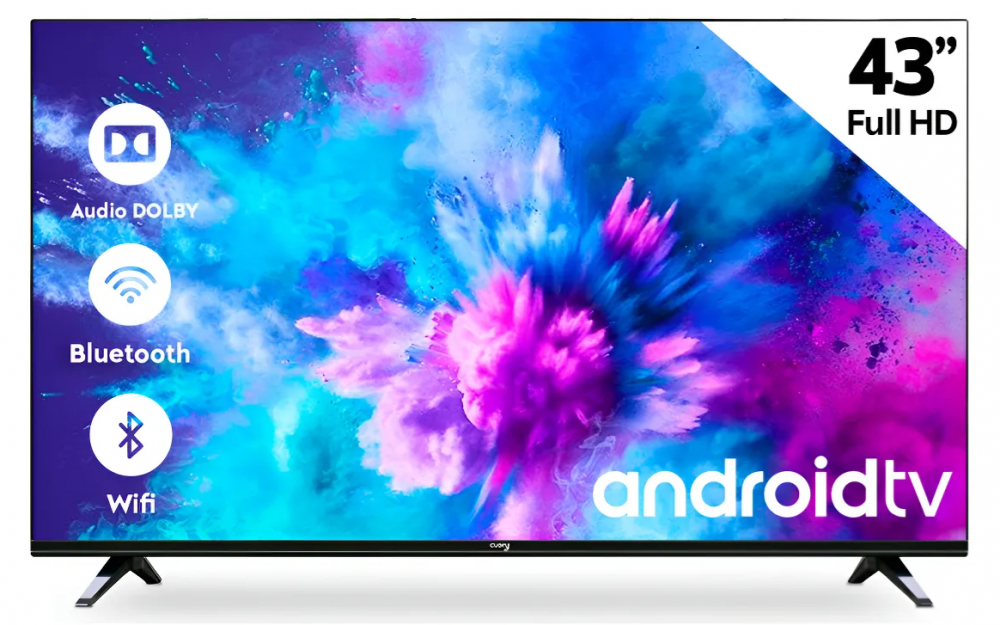 Cuory Smart TV LED CUO-HDTV43 43", Full HD, Negro