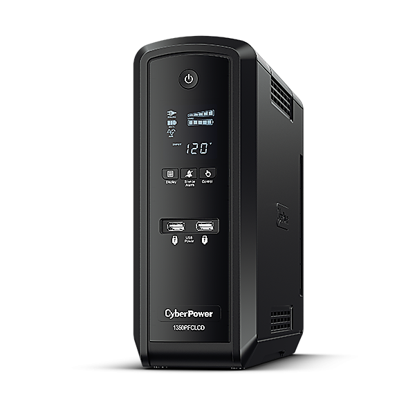 No Break CyberPower CP1350PFCLCD, 810W, 1350VA, Entrada 90-140V, Salida 120V, 10 Contactos
