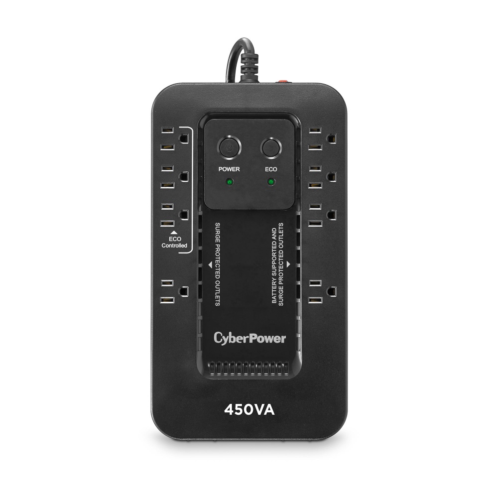 No Break CyberPower EC450G Línea en Espera, 260W, 450VA, Entrada 96 V - 140V, Salida 120V, 8 Salidas 