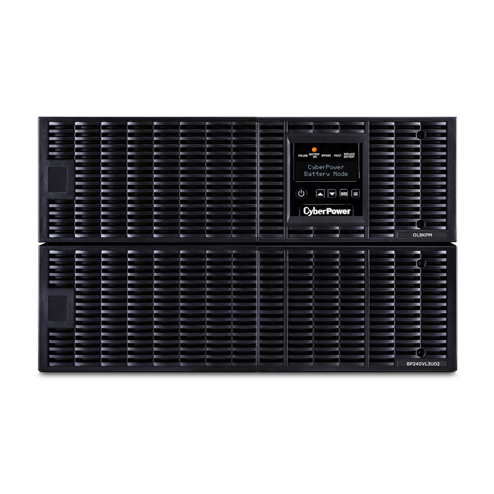 No Break CyberPower OL8KRT Doble Conversión en Línea, 8.000W, 8.000VA, Entrada 120V - 280V, Salida 200V - 240V, 4 Salidas 