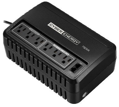 No Break CyberPower CyberEnergy OM750A, 750VA, Entrada 82-148V, 6 Contactos