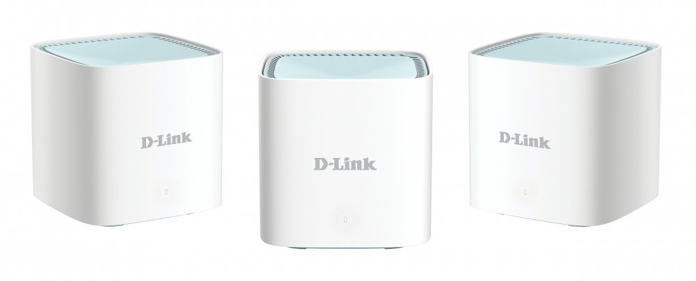 Router D-Link de Banda Dual EAGLE PRO AI AX1500 con WiFi Mesh, Inalámbrico, 1201Mbit/s, 1x RJ-45, 2.4/5GHz, 4 Antenas Internas, 3 Piezas