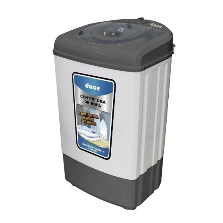 Dace Secadora de Carga Vertical SD37, 8kg, Blanco/Gris