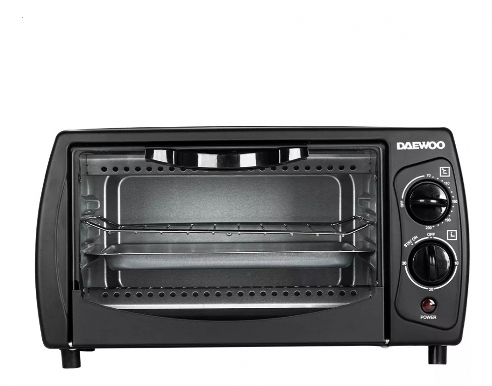 Daewoo Horno Eléctrico Tostador DOT-1645, 750W, 230°C máx, Negro