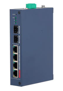 Switch Dahua DH-CHS4206-4ET-90, 1 Puertos Gigabit Ethernet 10/100/1000 4 x PoE+ 60W 1 x PoE+ 60W, 1 Puertos SFP, 6.8 Gbit/s, 8000 Entradas, No Administrado