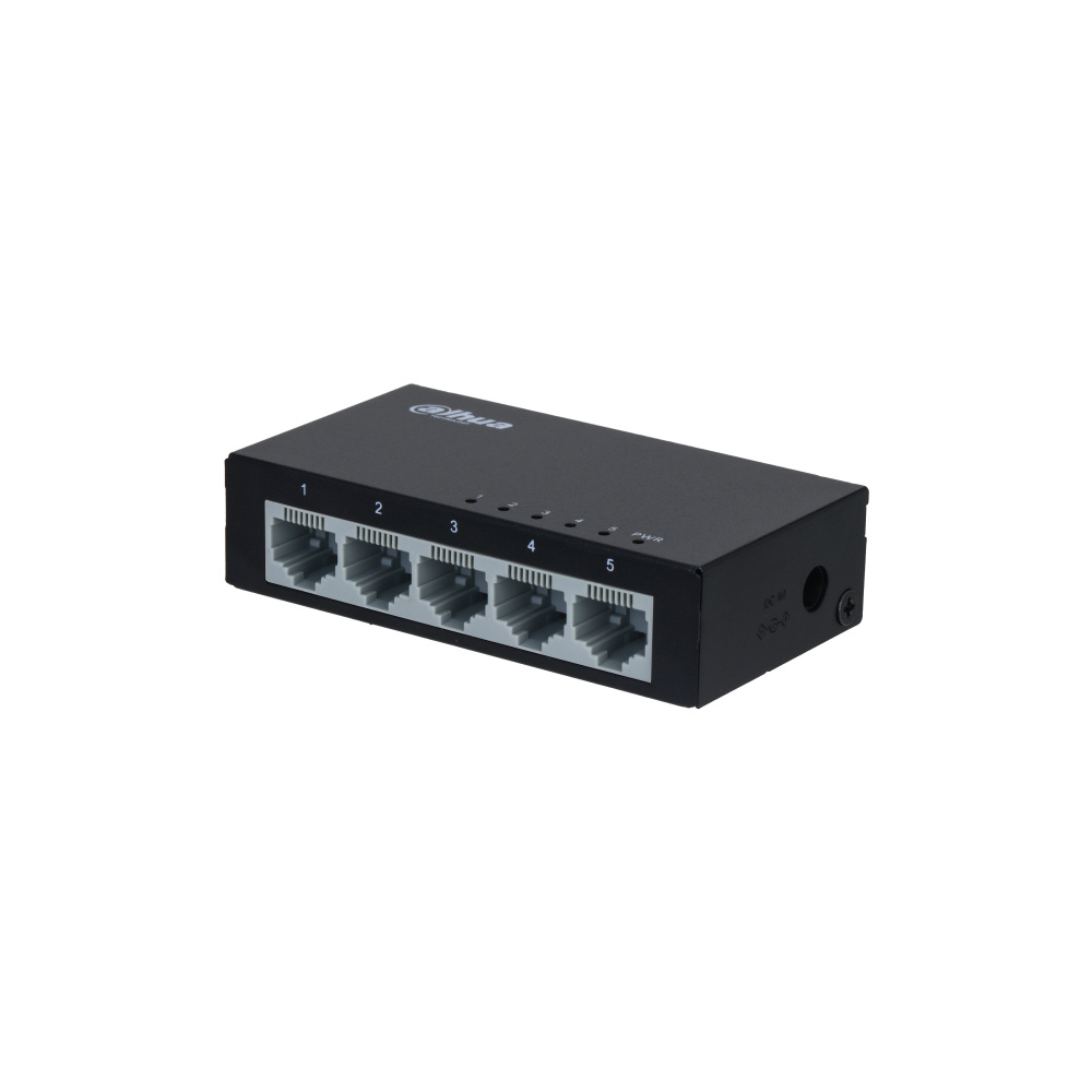 Switch Dahua Fast Ethernet Access PFS3005-5ET-V2, 5 Puertos 10/100 Mbps, 1Gbit/s, 2000 Entradas - No Administrable