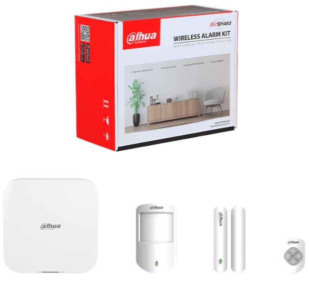 Dahua Kit Sistema de Alarma ART-ARC3800H-03-W2, Inalámbrico, 4 Zonas de Alarma, 1 Sensor de Movimiento, 1 Sensor Puerta/Ventana, sin Panel de Control