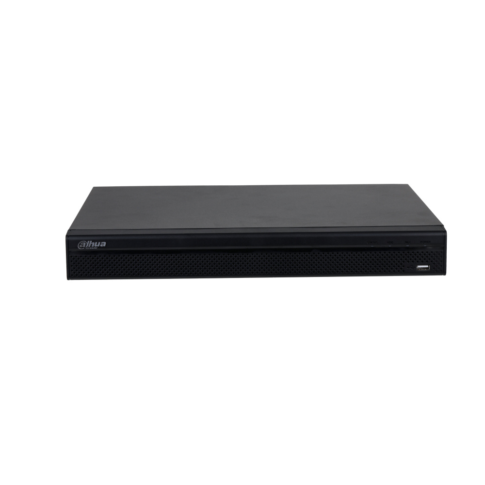 Dahua NVR de 32 Canales DHI-NVR4232-16P-4KS2/L para 2 Discos Duros, máx. 10TB, 2x USB 2.0, 1x RJ-45