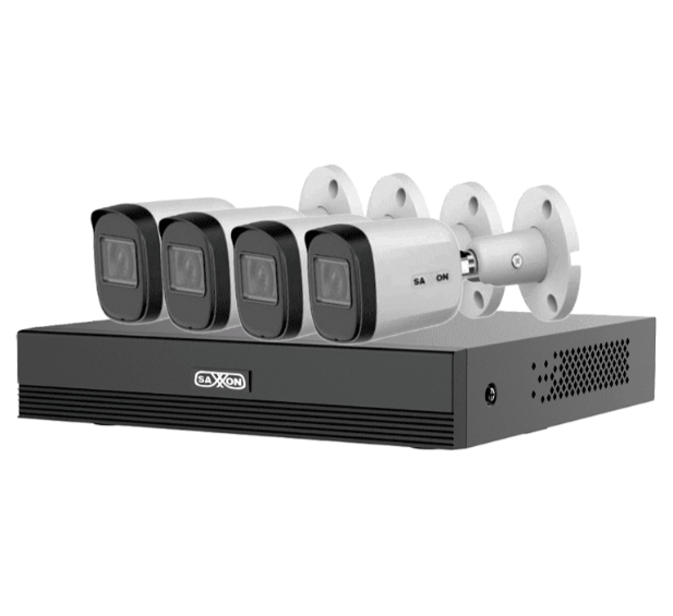 Dahua Kit de Vigilancia SUA-KIT/XVR1E04-I/4-B20M-0280B de 4 Cámaras CCTV Bullet con Grabadora de 5 Canales