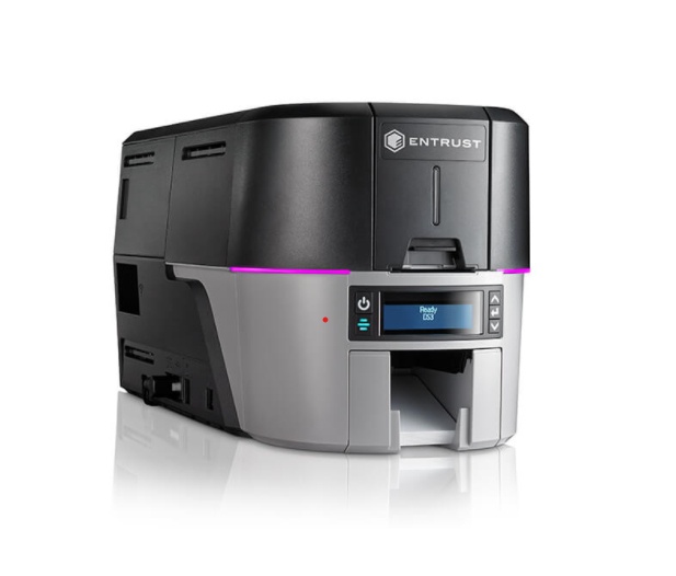 DataCard DS3 Impresora de Credenciales, Sublimación de Tinta, 300 x 1200DPI, 2 Caras, USB, Ethernet, Negro/Gris