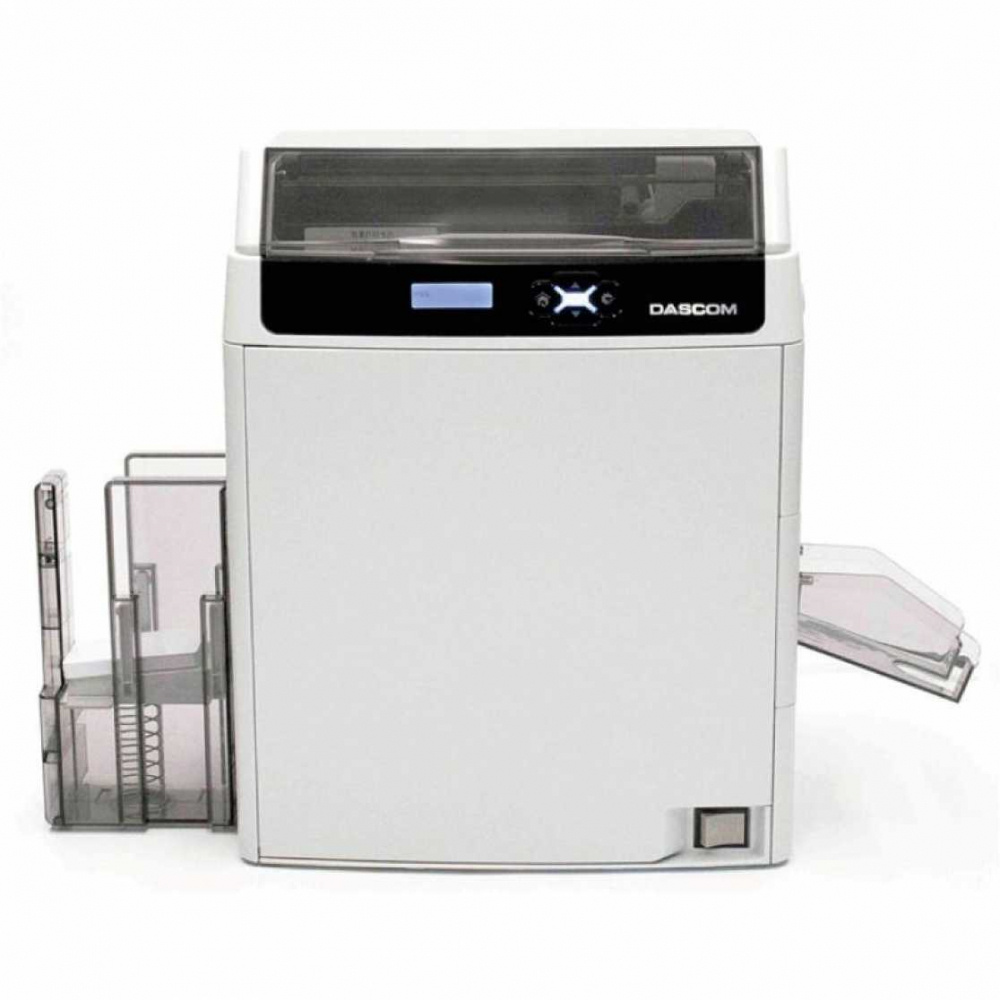 DataProducts Dascom DC-7600 Impresora de Tarjetas, Sublimación, 600 x 600DPI, USB 2.0/Ethernet, Blanco