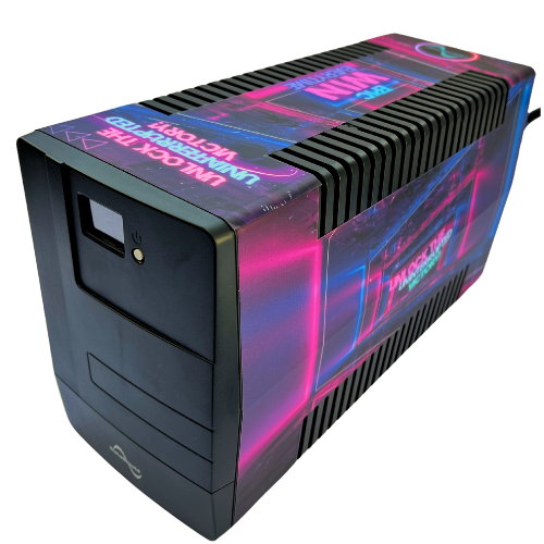 No Break DataShield KS-1500 LCD PRO GAMER Línea Interactiva, 900W, 1.500VA, Entrada 90V - 150V, Salida 114V - 126V, 8 Salidas 