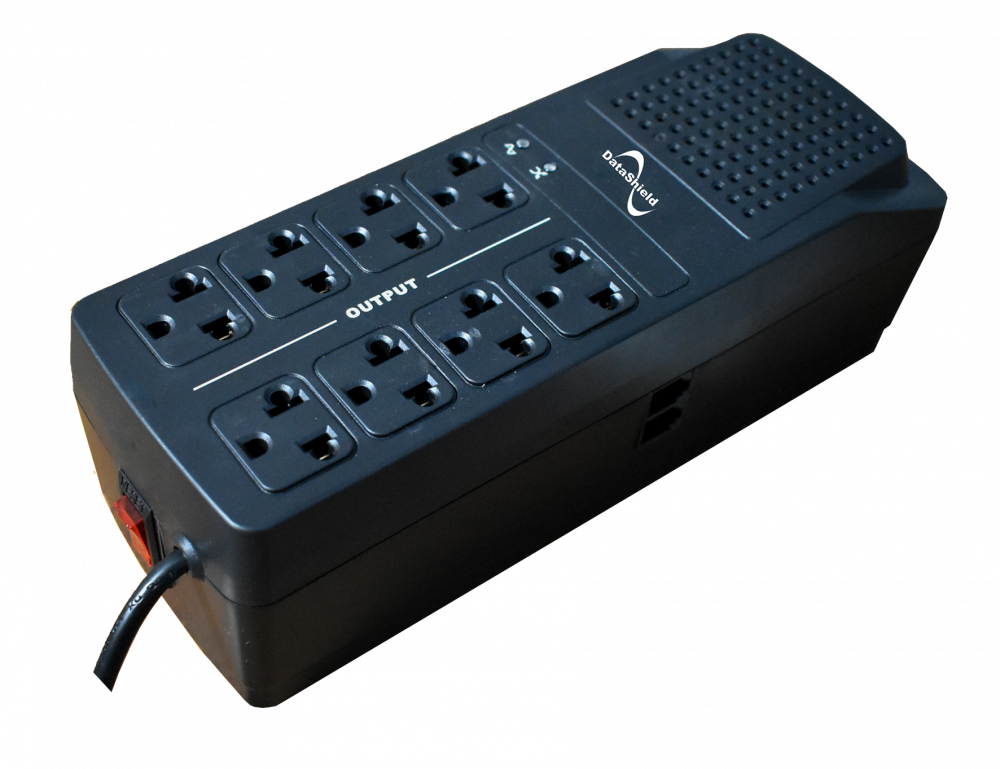 Regulador DataShield RAD2000, 1kW, 2kVA, Entrada 120V, Salida 120V, 8 Salidas