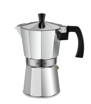 Decakila Cafetera Italiana KMCF025M, 9 Tazas