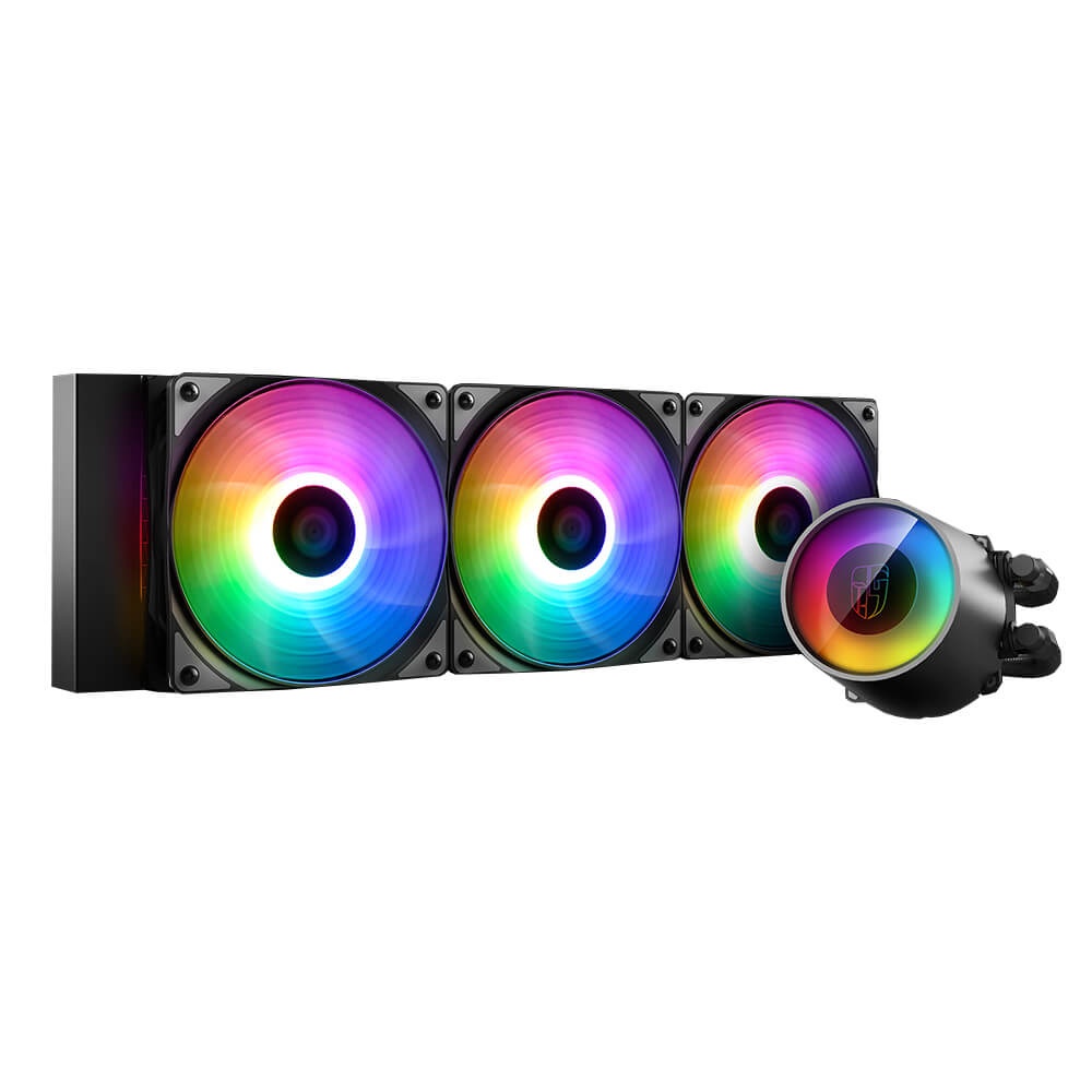 DeepCool Castle 360RGB V2 Enfriamiento Líquido para CPU, 3x 120mm, 500 - 1800RPM