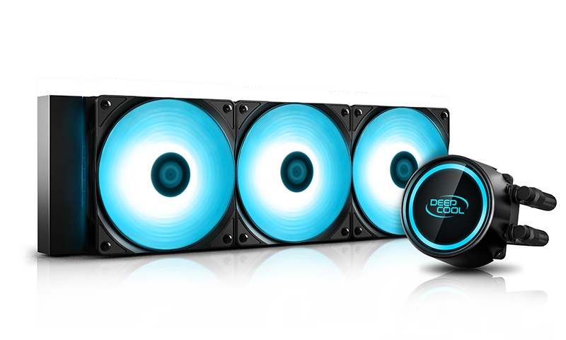 DeepCool GAMMAXX L360 V2 Enfriamiento Liquido para CPU, 3x 120mm, 500-1800RPM