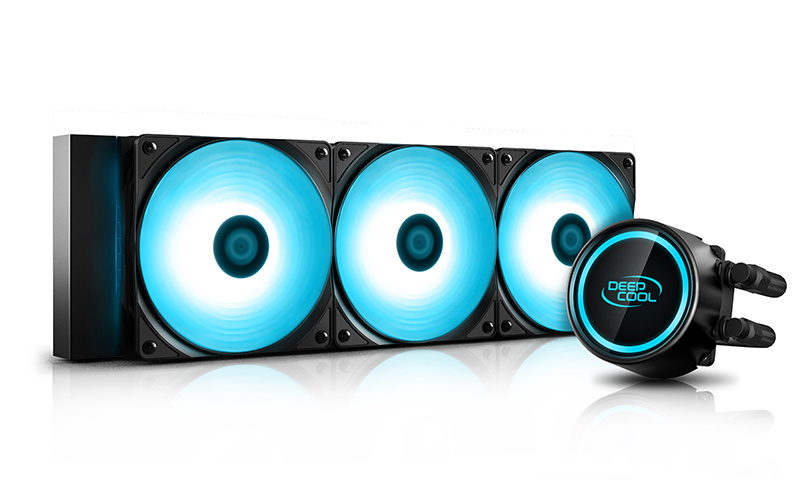 DeepCool GAMMAXX L360 V2 Enfriamiento Liquido para CPU, 3x 120mm, 500-1800RPM ― Caja abierta, producto nuevo.