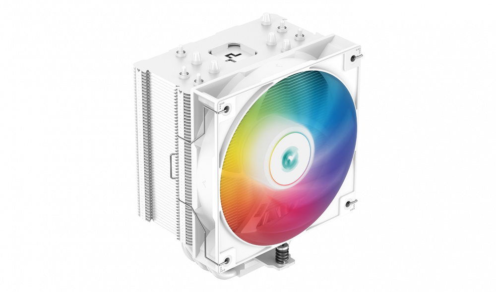 Disipador CPU DeepCool AG500 WH ARGB, 120mm, 300 - 1850RPM, Blanco