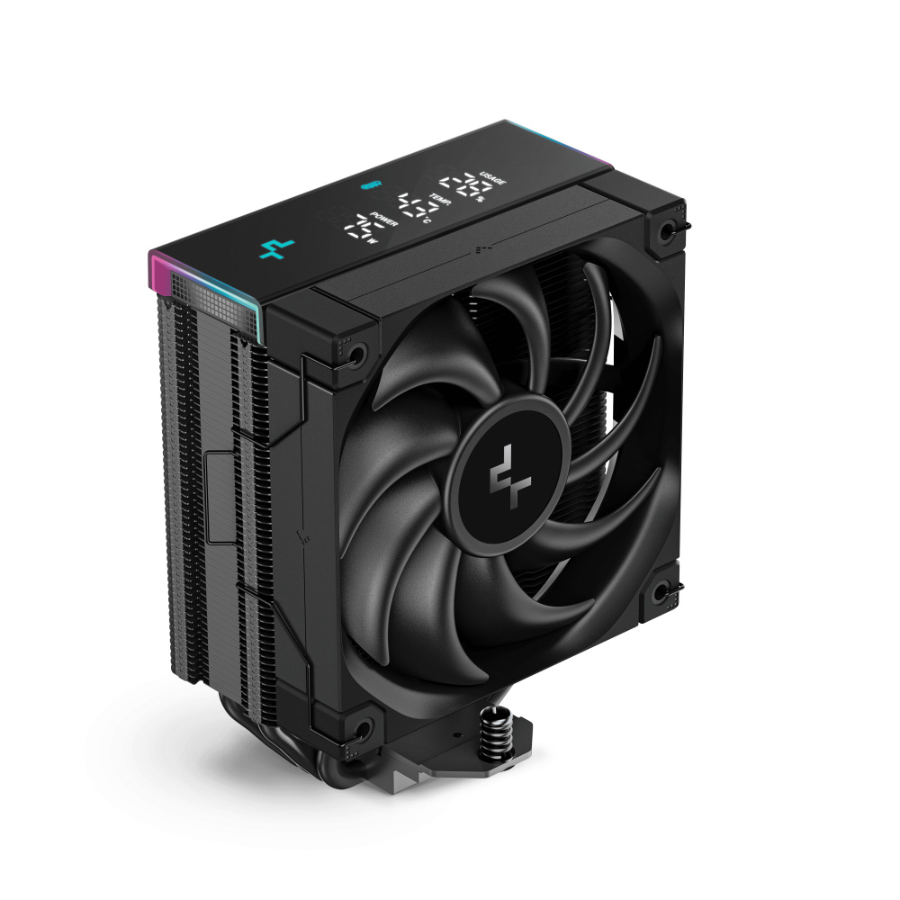 Disipador CPU DeepCool AK400, 120mm, hasta 1750RPM, Negro ― tiene varios detalles y raspones, la base está un poco doblada, solo tiene los accesorios para sockets AM4 Y AM5.