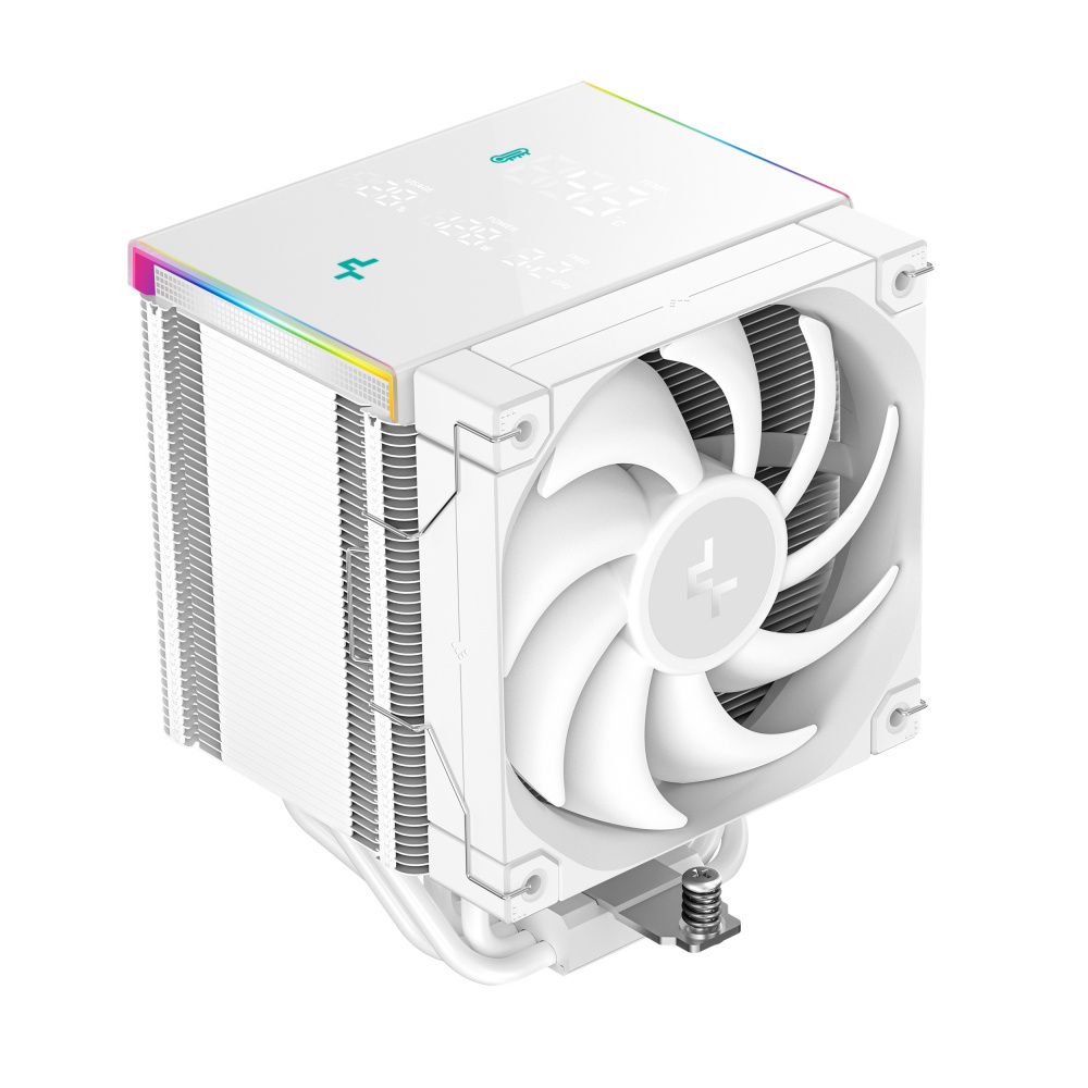 Disipador CPU DeepCool AK500 DIGITAL WH, 120mm, hasta 1850RPM, Blanco