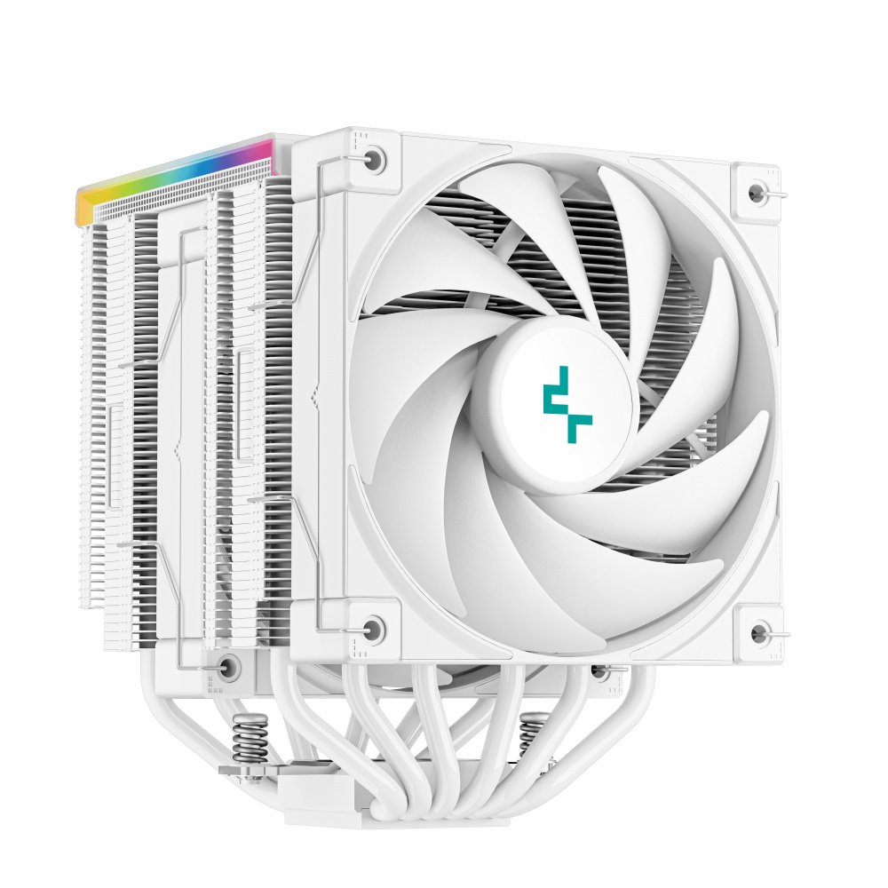 Disipador CPU DeepCool AK620 Digital WH, 120mm, hasta 1850RPM, Blanco 