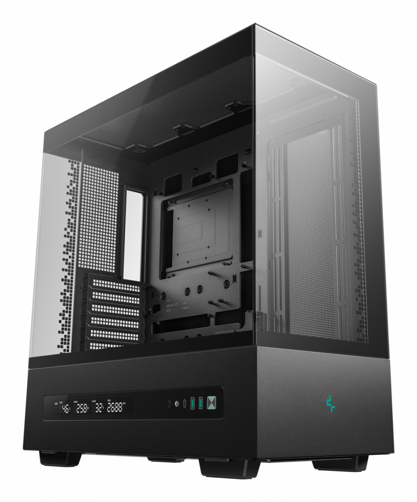 Gabinete DeepCool CH690, Midi-Tower, ATX/Micro-ATX/Mini-ITX, USB 3.0, sin Fuente, sin Ventiladores Instalados, Negro