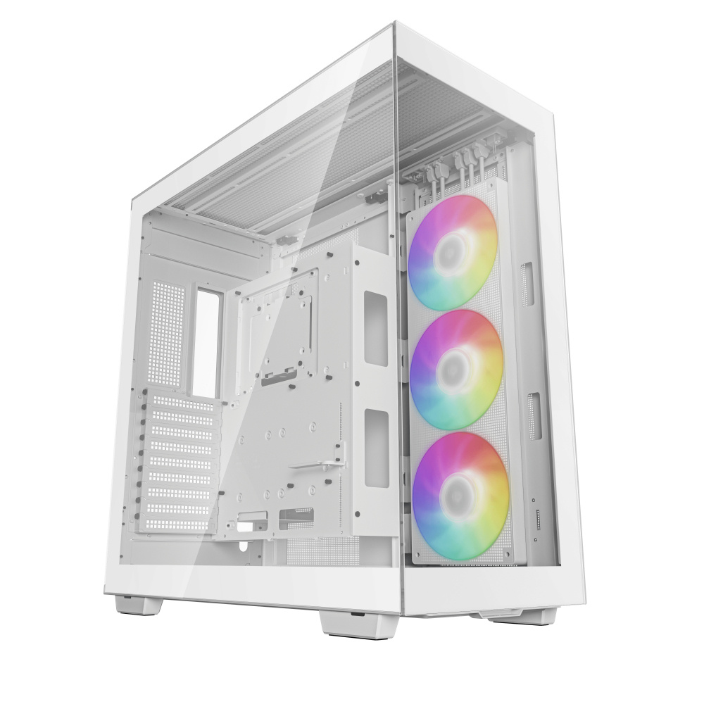 Gabinete DeepCool CH780 WH, Full Tower, ATX/EATX/Micro-ATX/Mini-ITX, USB 3.0, sin Fuente, 1 Ventilador Instalado, Blanco