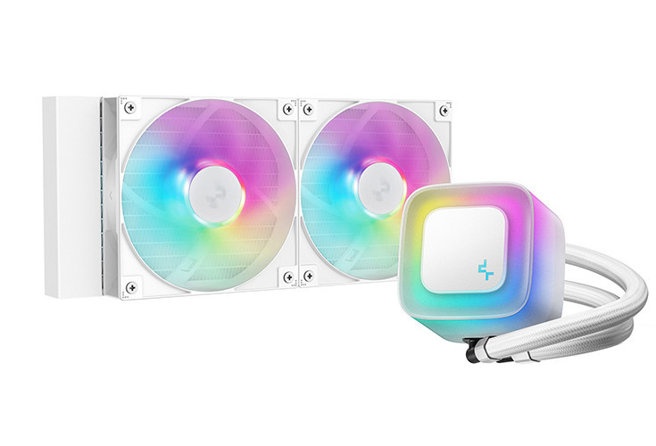 DeepCool LE240 V2 / 2x120mm / 500-2100RPM / Blanco / R-LE240-WHAMMN-G-2