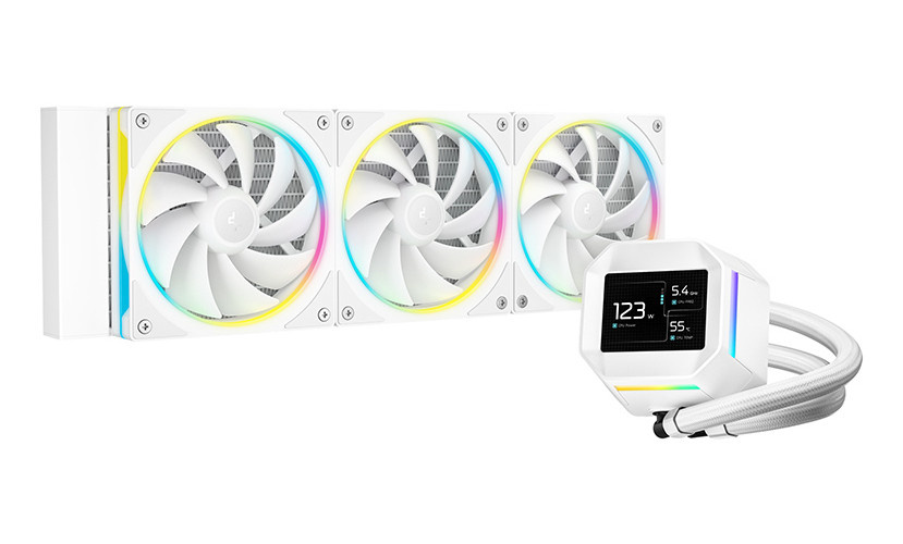DeepCool LM360 WH / 3x120mm / 2500-3400RPM / Blanco / R-LM360-WHDMMC-1