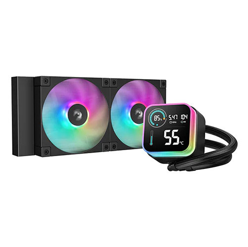 DEEPCOOL LQ240 / ARGB / 600~2400 RPM±10% / Negro / R-LQ240-BKLSMW-G-1