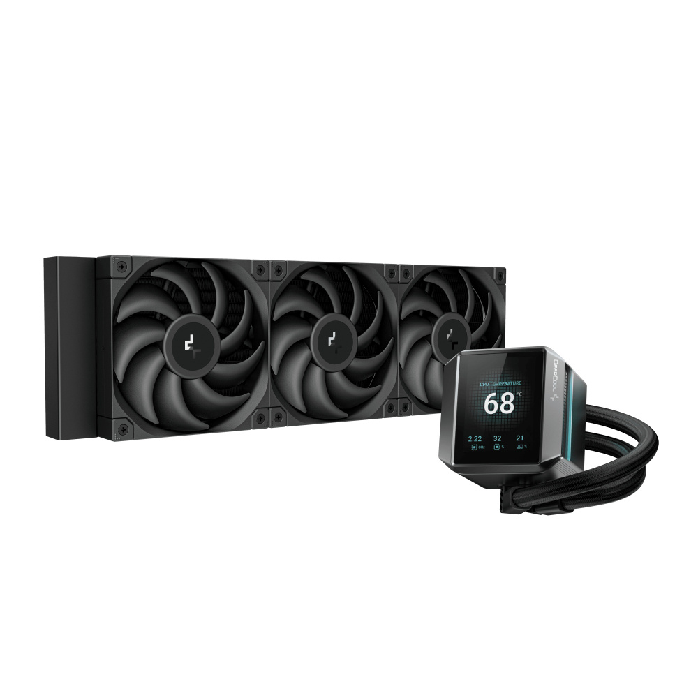 DeepCool MYSTIQUE 360 Enfriamiento Líquido para CPU, 3x 120mm, hasta 2150RPM, Negro 