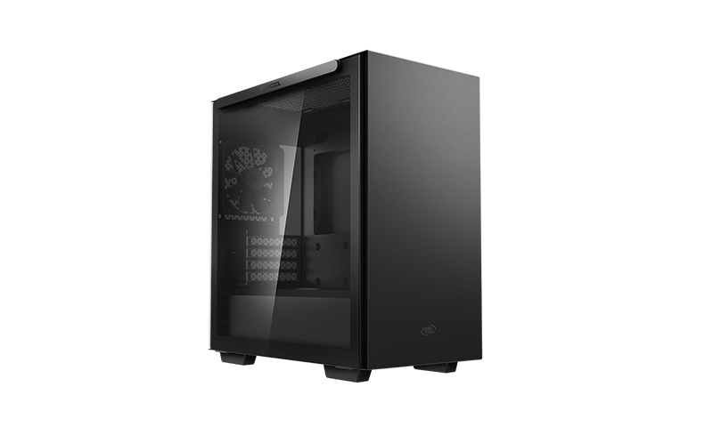 Gabinete DeepCool MACUBE 110, Midi-Tower, Micro-ATX/Mini-ITX, USB 3.0, sin Fuente, 1 Ventilador Instalado, Negro