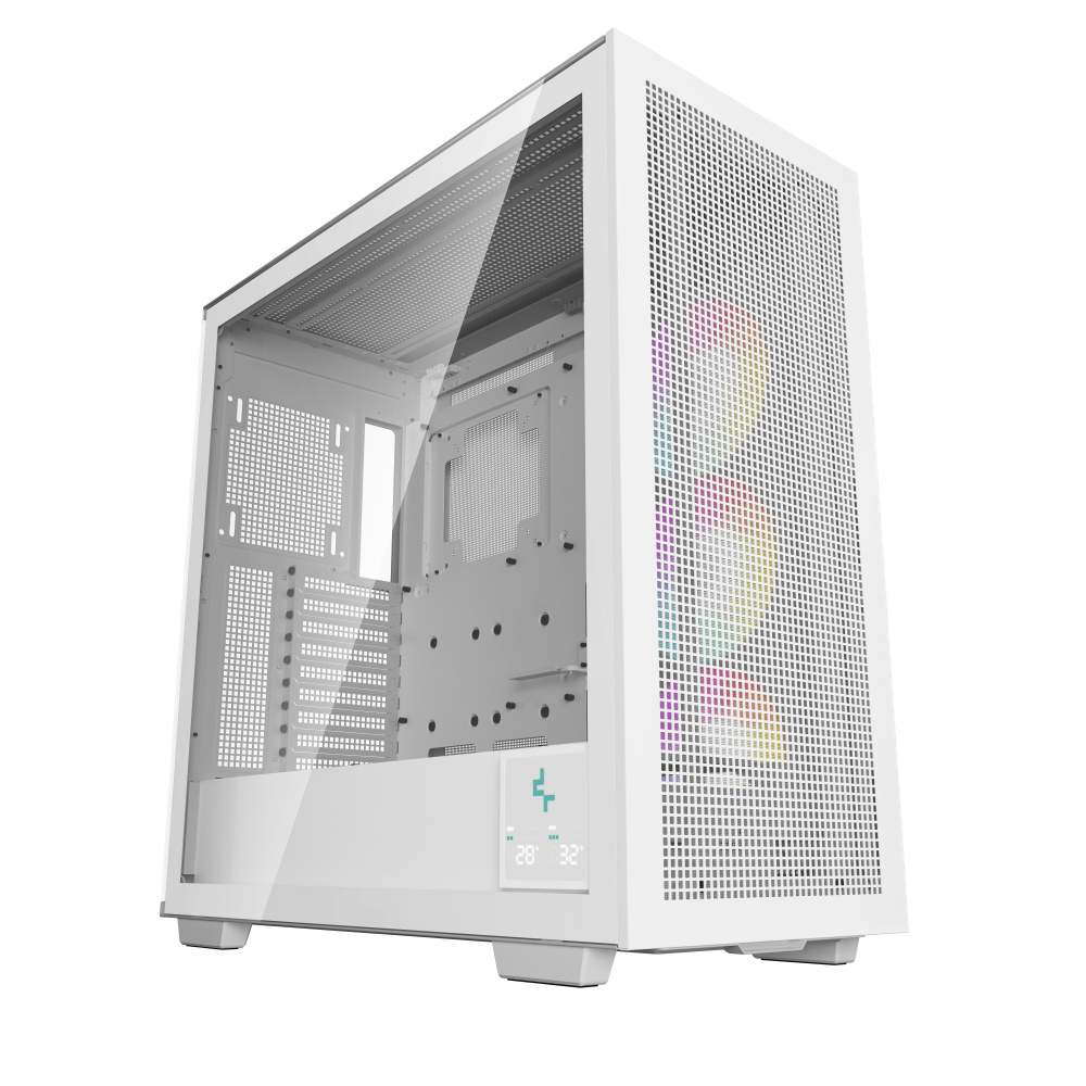 Gabinete DeepCool Morpheus WH, Full Tower, ATX/EATX/Micro-ATX/Mini-ITX, USB 3.0, sin Fuente, 1 Ventilador Instalado, Blanco