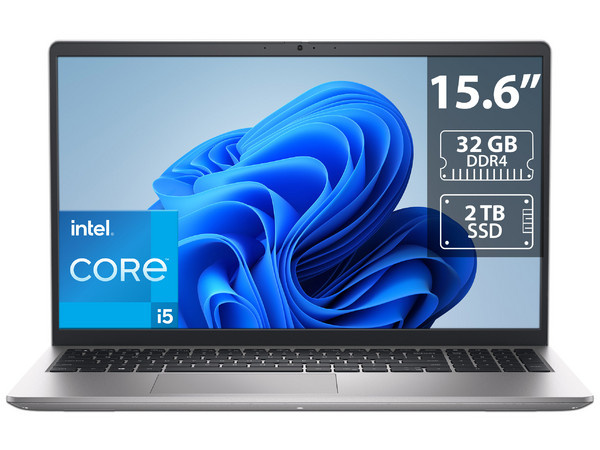 Laptop Dell DC15250, 15.6" 1920x1080 Full HD, Intel Core i5-1334U, 32GB, 2TB SSD, Windows 11 Home, Inglés