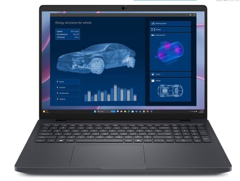 Laptop Dell Pro Max 16 MC16250, 16" 1920x1080 Full HD, Intel Core Ultra 9 285H, NVIDIA RTX PRO 1000 Blackwell, 64GB, 1TB SSD, Windows 11 Pro, Español