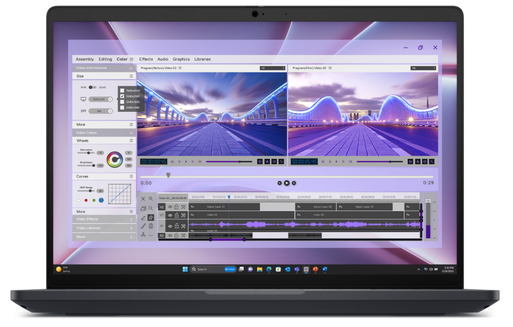Laptop Dell PRO MAX 16, 16" 1920x1080 Full HD, Intel Core Ultra 7 265H, NVIDIA RTX PRO 1000 Blackwell, 32GB, 1TB SSD, Windows 11 Pro, Inglés