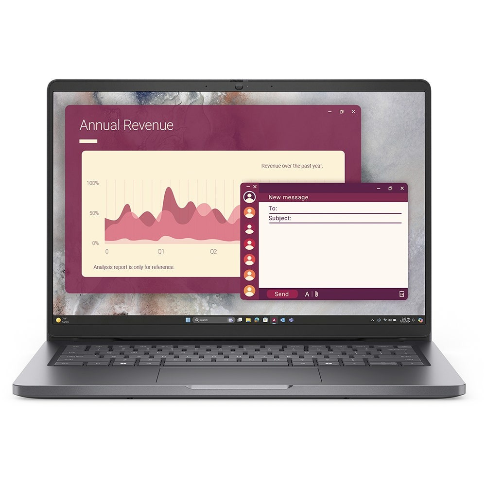 Laptop Dell Pro 14 PC14250, 14" 1920x1080 Full HD, Intel Core Ultra 7 255U, 16GB, 512GB SSD, Windows 11 Pro, Español