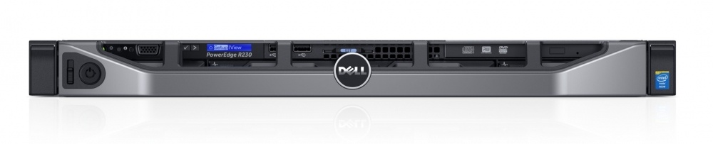 Servidor Dell PowerEdge R230, Intel Xeon E3-1220V6 3GHz, 8GB DDR4, 1TB, 3.5'', Rack (1U) - no Sistema Operativo Instalado