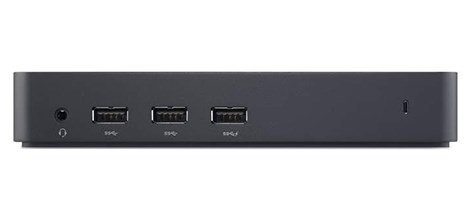 Dell Docking Station D3100, 2x USB 2.0, 3x USB 3.0, 1x RJ-45, 1x DisplayPort, Negro