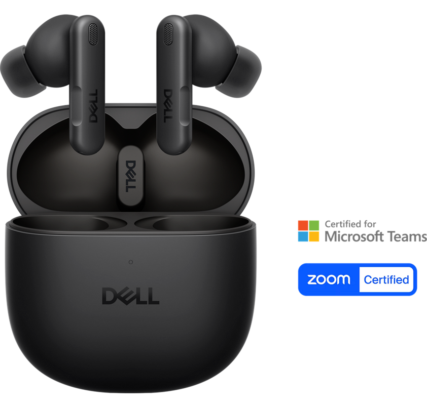 Dell Audífonos Intrauriculares con Micrófono Pro Plus Earbuds, Inalámbrico, Bluetooth, Cancelación de Ruido, Negro