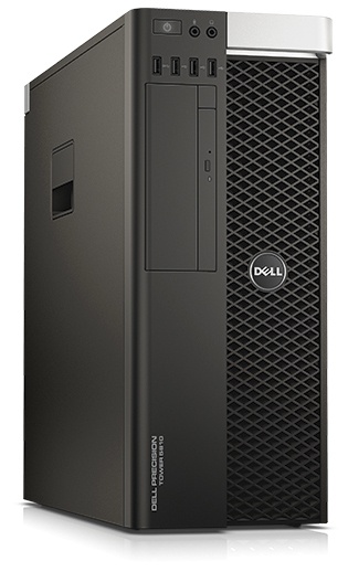Workstation Dell Precision T5810, Intel Xeon E5-1620V3 3.50GHz, 16GB, 1GB, 4GB GDDR5 NVIDIA Quadro K4200, Windows 7/8.1 Professional 64-bit