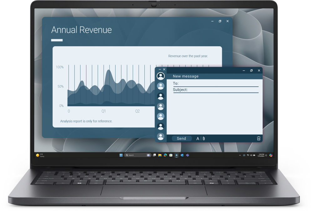 Laptop Dell PRO 14, 14" 1920x1200 WUXGA, AMD Ryzen 5 PRO 230, 16GB, 512GB SSD, Windows 11 Pro, Español