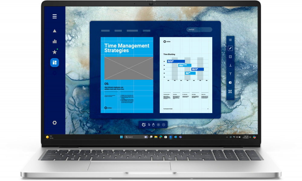 Laptop Dell Pro 16250, 16" 1920x1200 WUXGA, Intel Core Ultra 7 255U, 16GB, 512GB SSD, Windows 11 Pro, Español