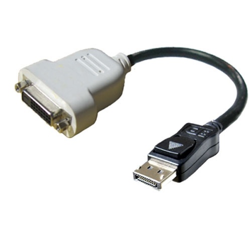 Dell Adaptador DisplayPort Macho - DVI Hembra, Negro/Gris