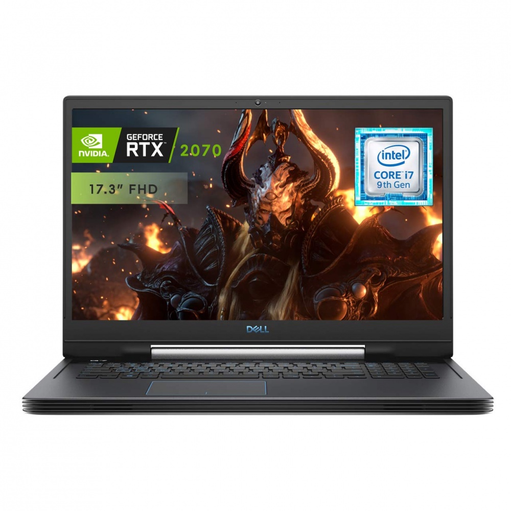 Laptop Gamer Dell G7 17.3" Full HD, Intel i7-9750H 2.60GHz, 16GB, 1TB + 256GB SSD, NVIDIA GeForce RTX 2070, Windows 10 Home 64-bit, Negro