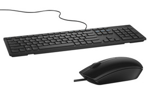 Teclado Dell KB216, Alámbrico, USB, Negro (Español) ― incluye Mouse Dell MS116